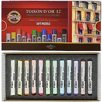 Крейди кольорові 12 кол T.D`or 8512 Крейди кольорові 12 кол T.D`or 8512