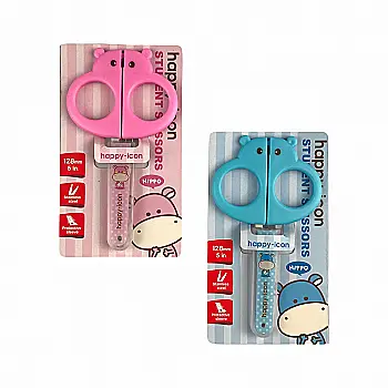 Ножницы Deli 6032 ASS 12,8 см пл / р, "Гиппопотам" детские в пласт. чехле (48122) Ножницы Deli 6032 ASS 12,8 см пл / р, "Гиппопотам" детские в пласт. чехле (48122)