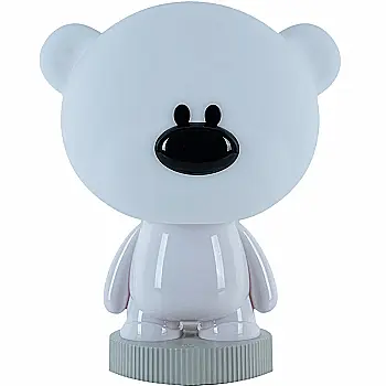 Светильник-ночник LED с аккумулятором Bear, белый, K24-490-2-1 Светильник-ночник LED с аккумулятором Bear, белый, K24-490-2-1