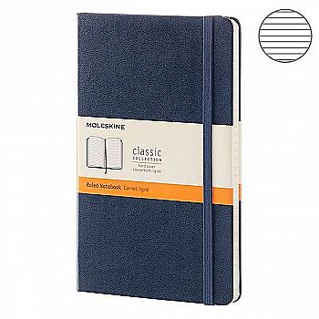 Записник Сапфір середній лінійка, Moleskine Classic, QP060B20F Записник Сапфір середній лінійка, Moleskine Classic, QP060B20F