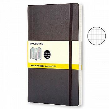 Блокнот Черный мягкий средний клетка, Moleskine Classic, QP617F Блокнот Черный мягкий средний клетка, Moleskine Classic, QP617F