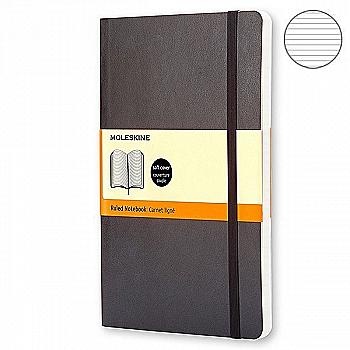 Блокнот Черный мягкий средний линейка, Moleskine Classic, QP616F Блокнот Черный мягкий средний линейка, Moleskine Classic, QP616F