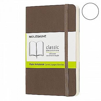 Блокнот Коричневый средний нелинованный, Moleskine Classic, QP618P14 Блокнот Коричневый средний нелинованный, Moleskine Classic, QP618P14