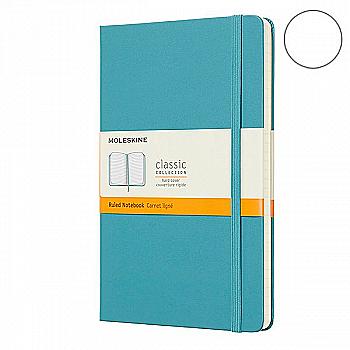 Блокнот Океанский Синий средний нелинованный, Moleskine Classic, QP062B35 Блокнот Океанский Синий средний нелинованный, Moleskine Classic, QP062B35