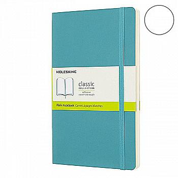 Блокнот Океанский Синий средний нелинованный, Moleskine Classic, QP618B35 Блокнот Океанский Синий средний нелинованный, Moleskine Classic, QP618B35