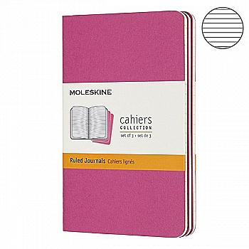 Записник Кінетичний Рожевий кишеньк. лінійка, Moleskine Cahier, CH011D17 Записник Кінетичний Рожевий кишеньк. лінійка, Moleskine Cahier, CH011D17