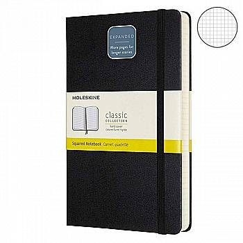 Записная книжка Черный средний ячейка, Moleskine Classic Expanded, QP061EXP Записная книжка Черный средний ячейка, Moleskine Classic Expanded, QP061EXP