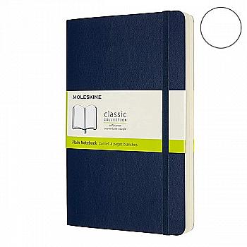 Записник Сапфір м’який середній нелінований, Moleskine Classic Expanded, QP618EXPB20 Записник Сапфір м’який середній нелінований, Moleskine Classic Expanded, QP618EXPB20