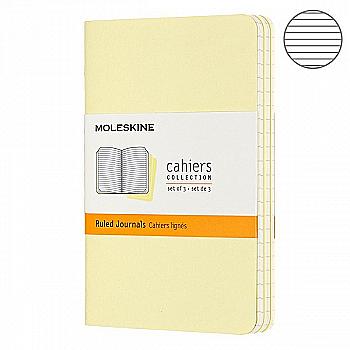 Записник Ніжний Жовтий кишеньк. лінійка, Moleskine Cahier, CH011M23 Записник Ніжний Жовтий кишеньк. лінійка, Moleskine Cahier, CH011M23