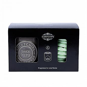 Подарунковий ароманабір Scentchips Аромалампа з логотипом "Taupe&Italian", 253809 Подарунковий ароманабір Scentchips Аромалампа з логотипом "Taupe&Italian", 253809