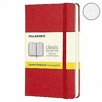 Записник Червоний кишеньк. клітина, Moleskine Classic, MM712R Записник Червоний кишеньк. клітина, Moleskine Classic, MM712R