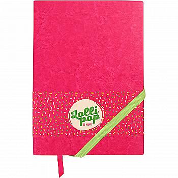 Блокнот деловой Lollipop А5 96 л. чистый, обл. искусственная кожа, розовый, BM.295003-10 Блокнот деловой Lollipop А5 96 л. чистый, обл. искусственная кожа, розовый, BM.295003-10