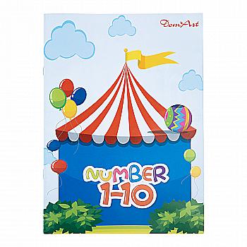 Книжка "Дитяча розвивайка "Counting is Fun" A4 12 стор., DomArt Книжка "Дитяча розвивайка "Counting is Fun" A4 12 стор., DomArt
