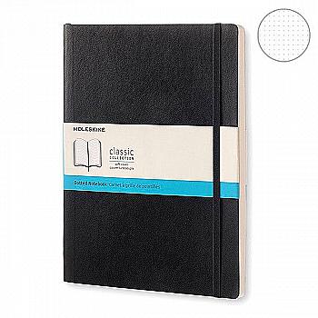 Записник Чорний м’який великий точка, Moleskine Classic, QP624 Записник Чорний м’який великий точка, Moleskine Classic, QP624