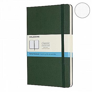 Записная книжка Миртовый Зеленый средний, точка, Moleskine Classic, QP066K15 Записная книжка Миртовый Зеленый средний, точка, Moleskine Classic, QP066K15