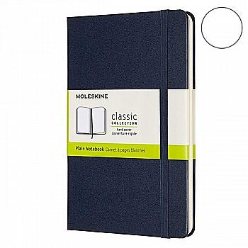 Записная книжка Сапфир медиум нелинированный, Moleskine Classic, QP052B20 Записная книжка Сапфир медиум нелинированный, Moleskine Classic, QP052B20