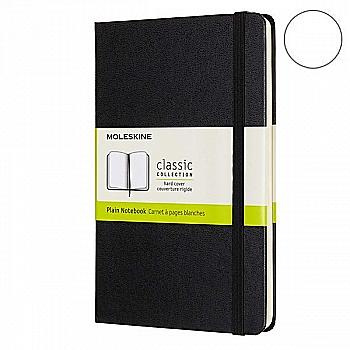 Записная книжка Черный медиум нелинированный, Moleskine Classic, QP052 Записная книжка Черный медиум нелинированный, Moleskine Classic, QP052