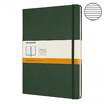 Записник Миртовий Зелений великий лінійка, Moleskine Classic, QP090K15 Записник Миртовий Зелений великий лінійка, Moleskine Classic, QP090K15