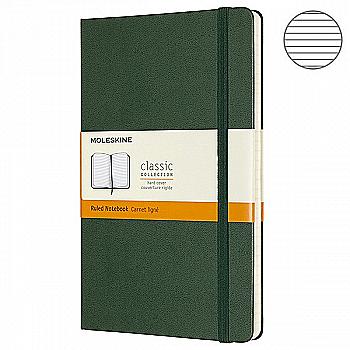 Записник Миртовый Зеленый средний, линейка, Moleskine Classic, QP060K15 Записник Миртовый Зеленый средний, линейка, Moleskine Classic, QP060K15