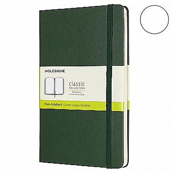 Записник Миртовый Зеленый средний, нелинированный, Moleskine Classic, QP062K15 Записник Миртовый Зеленый средний, нелинированный, Moleskine Classic, QP062K15