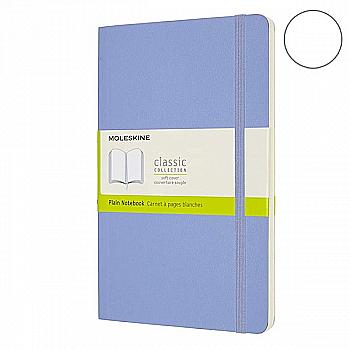 Записник Блакитна Гортензія м`який середній нелінов, Moleskine Classic, QP618B42 Записник Блакитна Гортензія м`який середній нелінов, Moleskine Classic, QP618B42