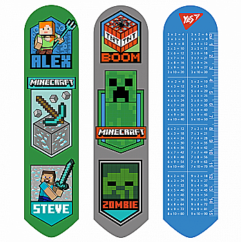 Закладинка 2D "Minecraft Heroes", 708129 Yes