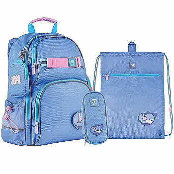 Набор рюкзак + пенал + сумка для обуви Kite 702M 100% Cute, SET_K24-702M-2 Набор рюкзак + пенал + сумка для обуви Kite 702M 100% Cute, SET_K24-702M-2
