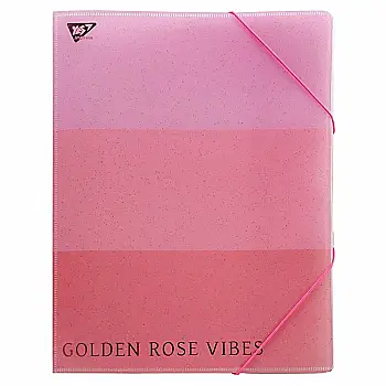 Папка-органайзер на гумці А4 "Rose Gold", 4 від, фольга, 491749 Yes Папка-органайзер на гумці А4 "Rose Gold", 4 від, фольга, 491749 Yes