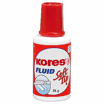 Коригувальна рідина 20 мл з м`яким тампончиком FLUID SOFT TIP K66461G Коригувальна рідина 20 мл з м`яким тампончиком FLUID SOFT TIP K66461G