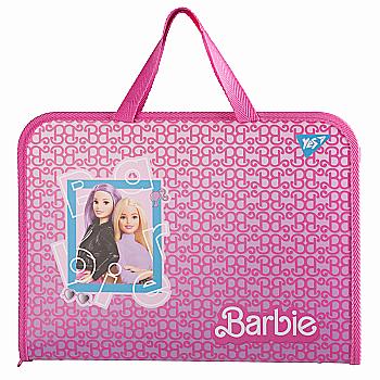 Папка-портфель FC на блискавці з тканинними ручками "Barbie" рожевий, 492240 Yes Папка-портфель FC на блискавці з тканинними ручками "Barbie" рожевий, 492240 Yes