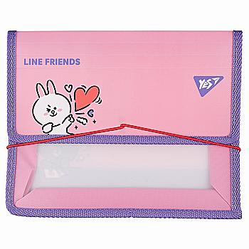 Папка для тетрадей пласт. на резинке В5 "Line Friends. Cony", 492210 Yes Папка для тетрадей пласт. на резинке В5 "Line Friends. Cony", 492210 Yes
