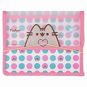 Папка для зошитів пласт. на резинці В5 "Pusheen. Heart", 492209 Yes Папка для зошитів пласт. на резинці В5 "Pusheen. Heart", 492209 Yes