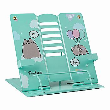 Подставка для книг с дополнительными фиксаторами "Pusheen", металл, 470517 Yes Подставка для книг с дополнительными фиксаторами "Pusheen", металл, 470517 Yes