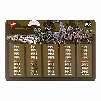 Подкладка стола табл. умнож. "Jurassic World" хаки, 492251 Yes Подкладка стола табл. умнож. "Jurassic World" хаки, 492251 Yes