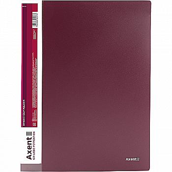 Папка-скоросшиватель А4, 20 мм, бордовый 1304-04 Axent
