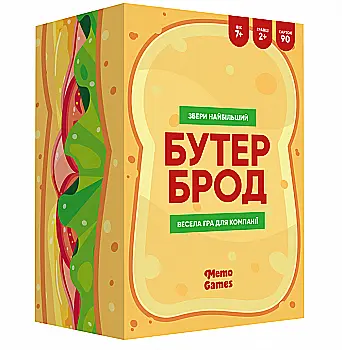 Игра настольная "Бутерброд", Memo Games, 0026