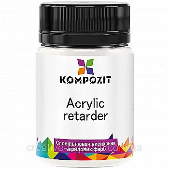 Замедлитель высыхания для акриловых красок 60 мл, "ART Kompozit" Замедлитель высыхания для акриловых красок 60 мл, "ART Kompozit"