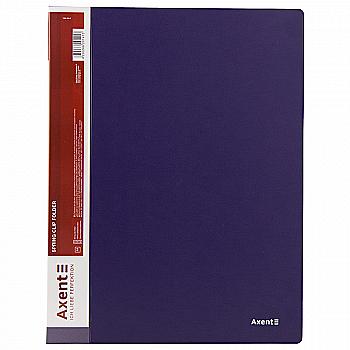 Папка-скоросшиватель А4, 20 мм, синий 1304-02 Axent