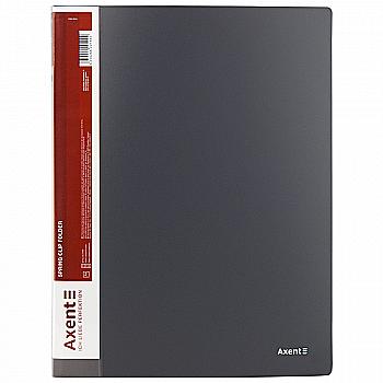 Папка-скоросшиватель А4, 20 мм, серый 1304-03 Axent