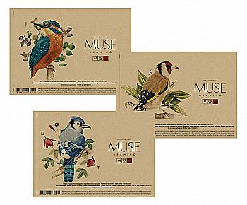 Альбом для рисования А4 30 л. "Muse" крафт картон на спирали (2227) Альбом для рисования А4 30 л. "Muse" крафт картон на спирали (2227)