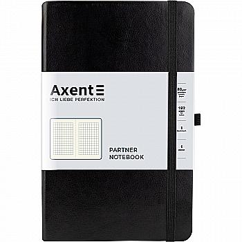 Книга записна Partner Lux 96 арк. 125*195, кліт., чорна, 8202-01-A Книга записна Partner Lux 96 арк. 125*195, кліт., чорна, 8202-01-A