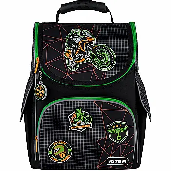 Рюкзак школьный каркасный Kite Education 501 Motocross, K21-501S-2 Рюкзак школьный каркасный Kite Education 501 Motocross, K21-501S-2