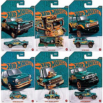 Тематическая машинка "Жемчужные и хромированные" Hot Wheels, в ассортименте, HDH54 Тематическая машинка "Жемчужные и хромированные" Hot Wheels, в ассортименте, HDH54