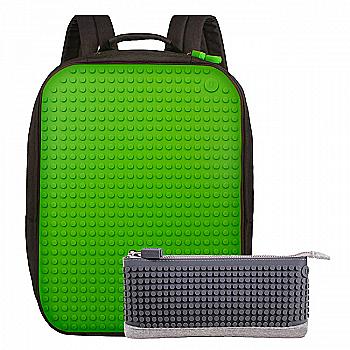 Рюкзак Upixel Classic, Зеленый + пенал, WY-A001Ka Рюкзак Upixel Classic, Зеленый + пенал, WY-A001Ka