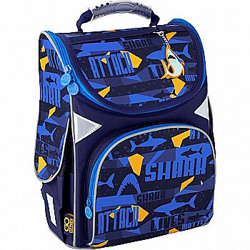 Рюкзак каркасный GoPack Education Shark 5001-15, GO20-5001S-15 Рюкзак каркасный GoPack Education Shark 5001-15, GO20-5001S-15