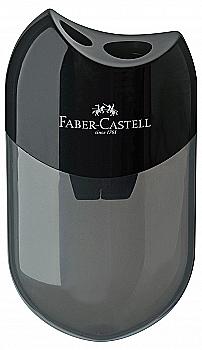Чинка Kosmo подвійна з контейнером чорна, 183500 Faber-Castell Чинка Kosmo подвійна з контейнером чорна, 183500 Faber-Castell