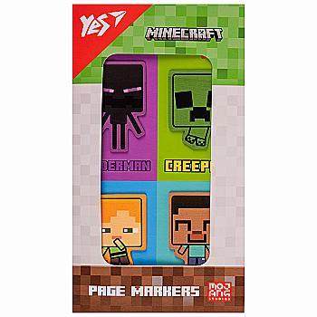 Закладки-стикеры "Minecraft" пластик, 80 шт (4*20), 170418 Yes Закладки-стикеры "Minecraft" пластик, 80 шт (4*20), 170418 Yes