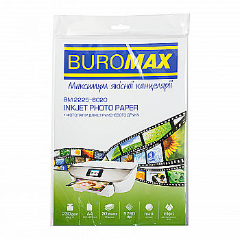 Фотобумага матовая А4 см, 230г/м2, 20л. BM.2225-6020 Фотобумага матовая А4 см, 230г/м2, 20л. BM.2225-6020
