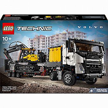 Конструктор Lego Technic "Грузовик Volvo FMX и Электрический экскаватор EC230", 42175 Конструктор Lego Technic "Грузовик Volvo FMX и Электрический экскаватор EC230", 42175