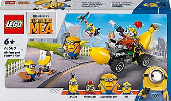Конструктор Lego Despicable Me "Миньоны и банановый автомобиль", 75580 Конструктор Lego Despicable Me "Миньоны и банановый автомобиль", 75580